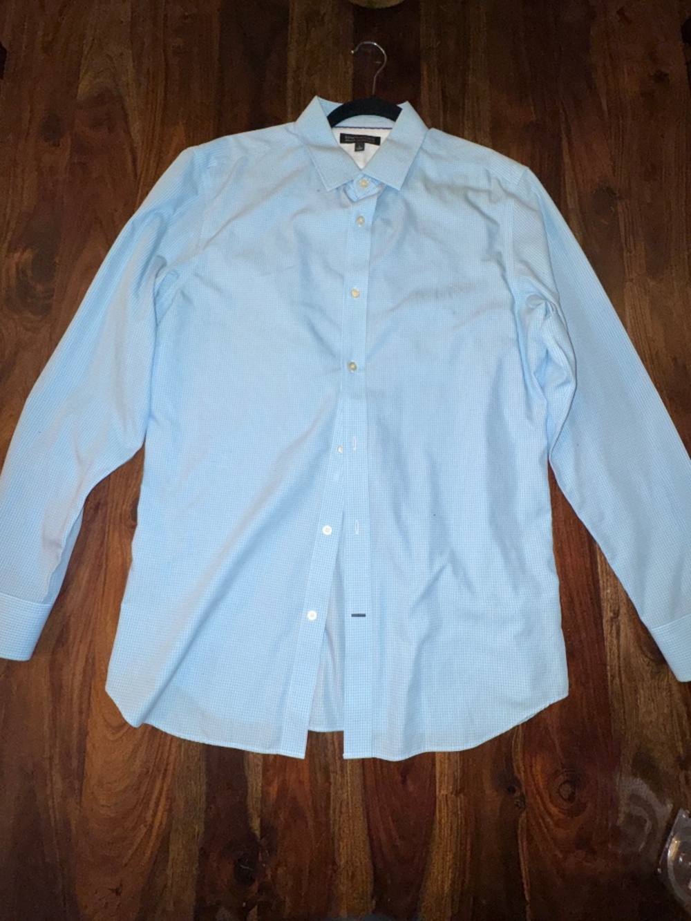 L Light blue Banana Republic dress shirt